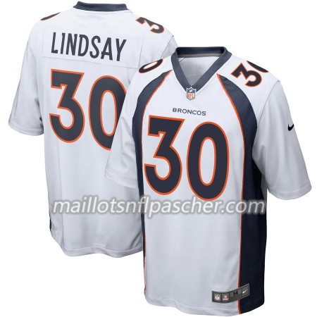 Maillot Denver Broncos Phillip Lindsay 30 Nike Blanc - Homme